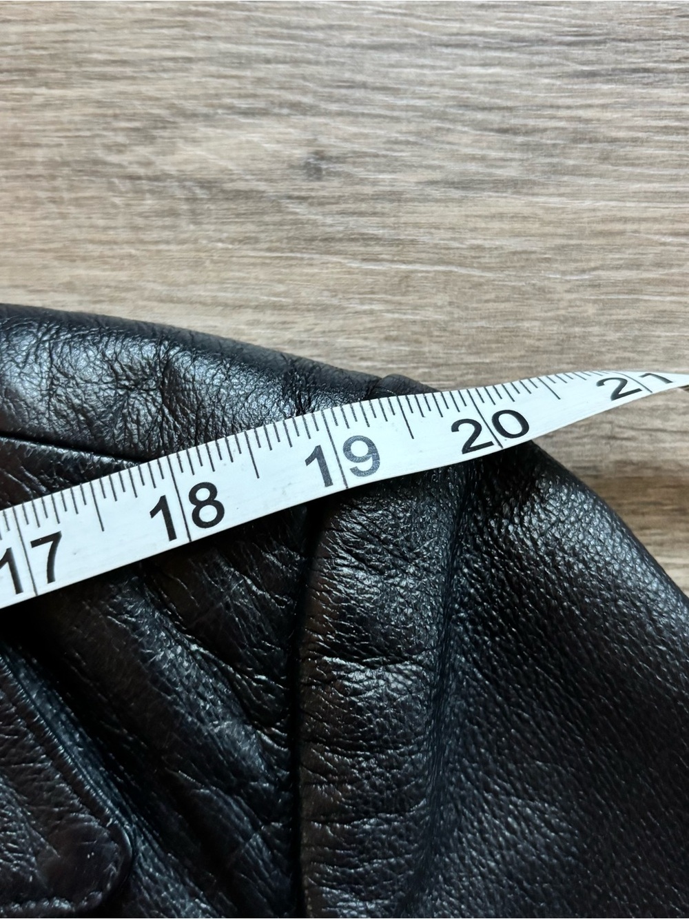 Maxima Black Leather Button-Front Jacket; NO Zipper Pull - Picture 14 of 16